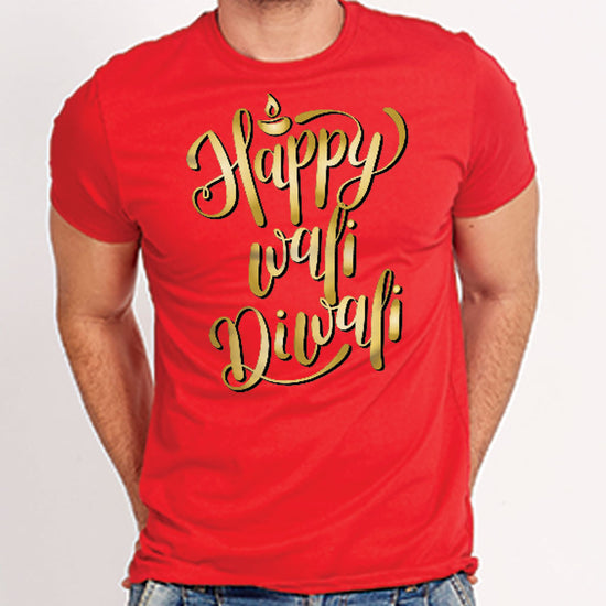 Happy Wali Diwali , Matching Tees For Dad And Son