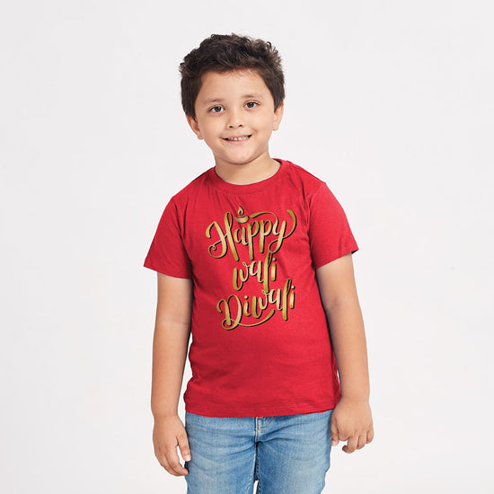 Happy Wali Diwali , Matching Tees For kid Son