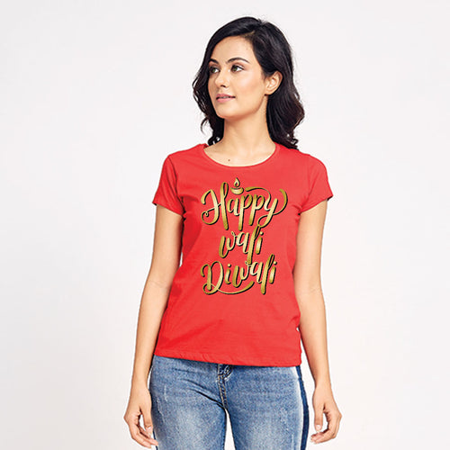 Happy Wali Diwali , Matching Tees For Mother
