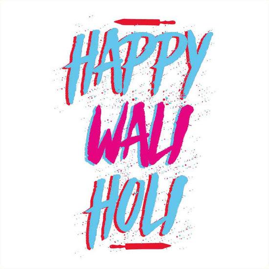 Happy Wali Holi Family Tees