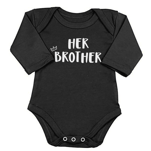 Her Brother-His Sister, Matching Bodysuit And Tee For Brother And Sister