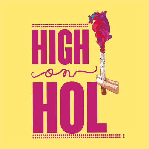 High On Holi Couple Tees