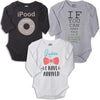 I pood, Set Of 3 Bodysuits For The Baby