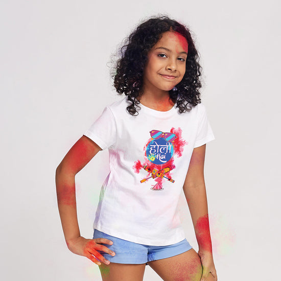Holi Hai Family Tees for daughter