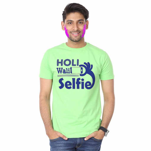 Holi Wali Selfie Bro & Sis Holi Tees