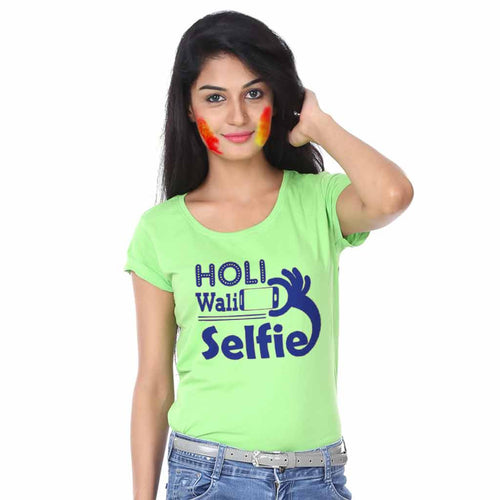 Holi Wali Selfie Bro & Sis Holi Tees