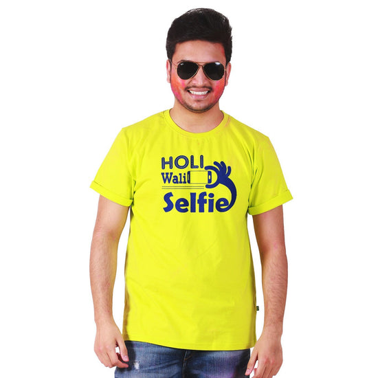 Holi Wali Selfie Tee for Men