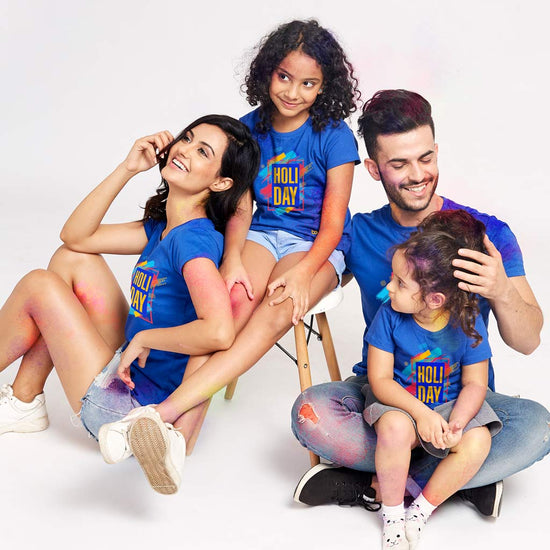 Holi Day Matching Tees For Family