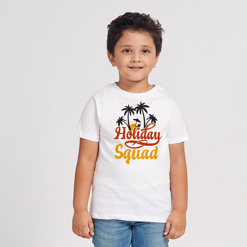 Holiday Squad Matching Family Tees for Kid Son