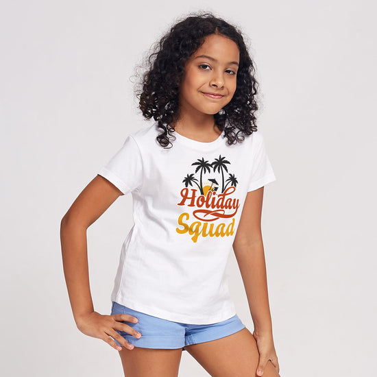 Holiday Squad Matching Family Tees for Daughter