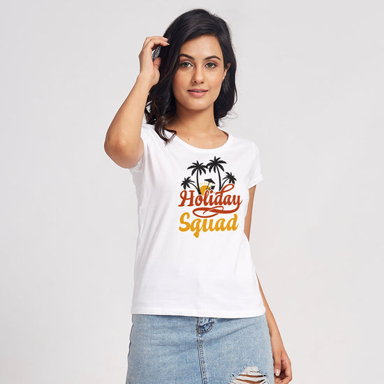 Holiday Squad Matching Family Tees for mother
