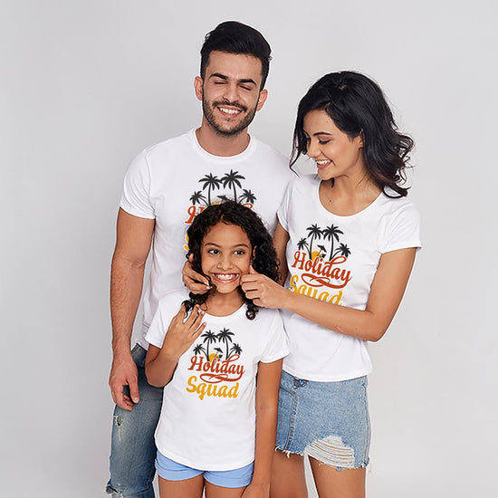 Holiday Squad Matching Tees For Family