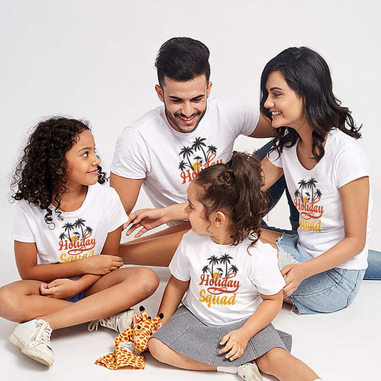 Holiday Squad Matching Tees For Family