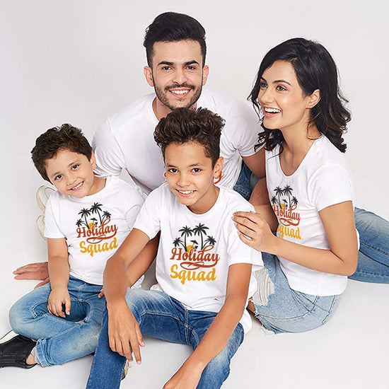 Holiday Squad Matching Tees For Family