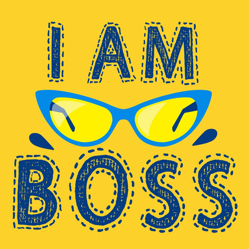 I Am Boss Tee For Girls