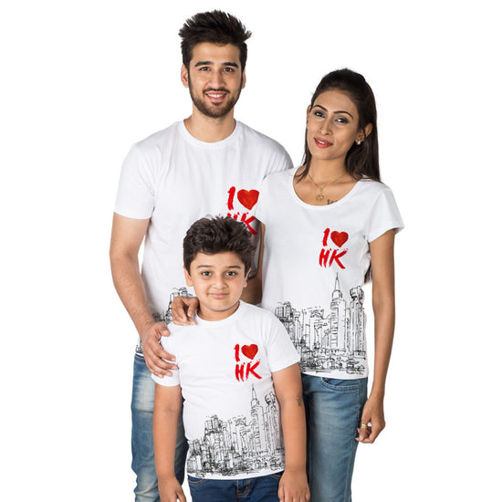 I Love Hong Kong Family Tees