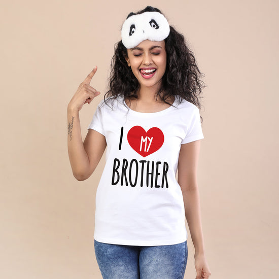 I Love My Brother/Sister,Matching Tees For Sister Adults