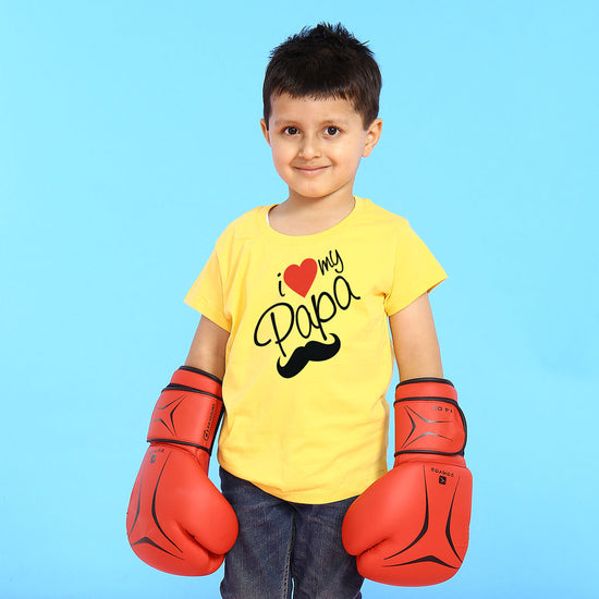 I Love My Beta/Papa, Matching Tees For Son