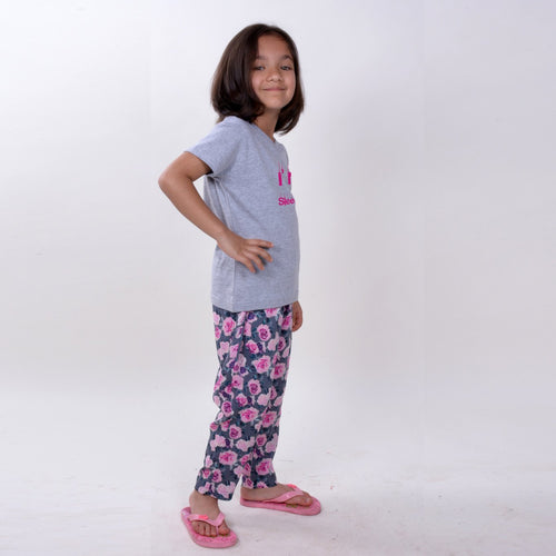 I'M So Sleepy Sleepwear Set For Girls