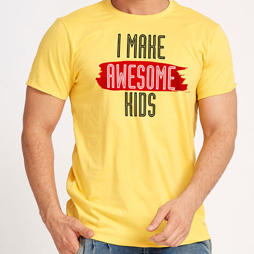 I Make Awesome Kids, Matching Dad and Son Tees