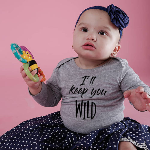 I ll Keep You Safe/Wild, Matching Tee And Bodysuit For Baby (Girl)