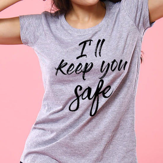 I ll Keep You Safe/Wild, Matching Tee And Bodysuit For Mom And Baby (Girl)