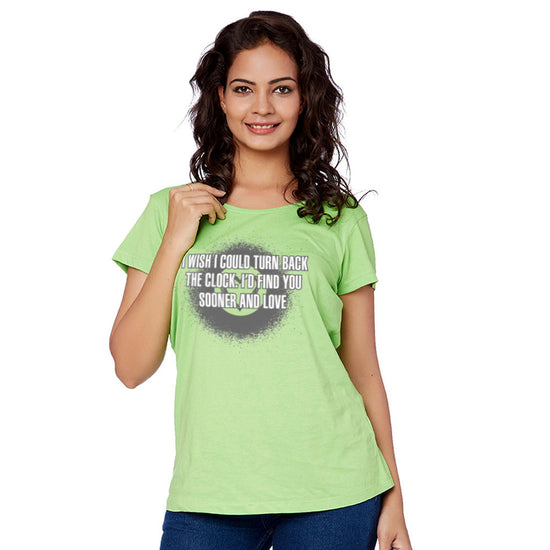 I Wish I Could Turn Back The Clock Couple Tees for women