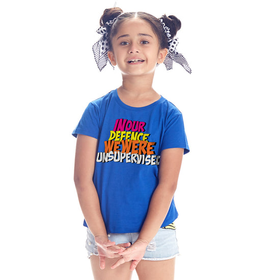 In Our Defense, Matching Sibling Tees  For Girl