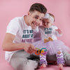 It's All About Me, Matching Tee And Bodysuit For Dad And Baby (Girl)