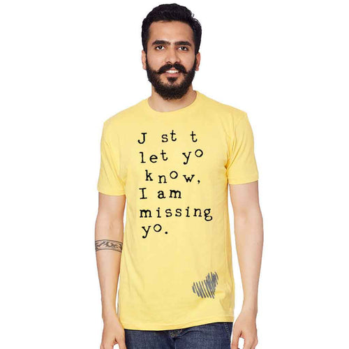 Just Let You Know I Am Missing You Couple Tees