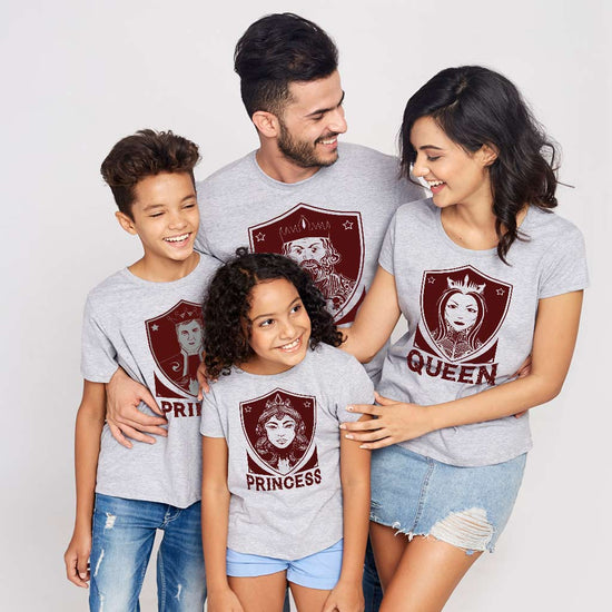King Queen Prince Princess Family Tees