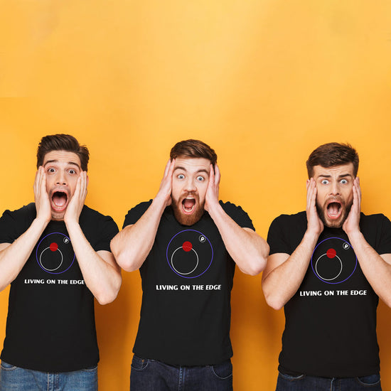 Living On The Edge, PUBG Matching Tees For Friends