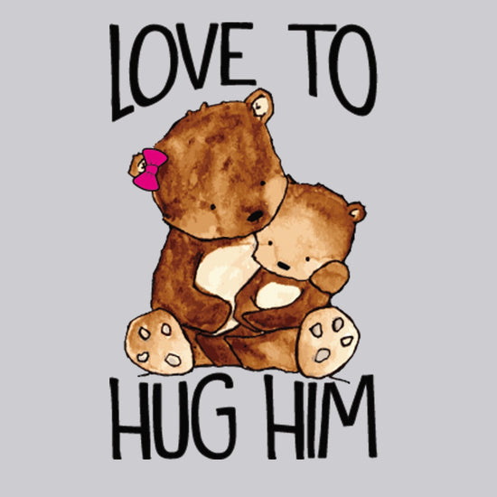 Love To Hug Him Tee for Womens
