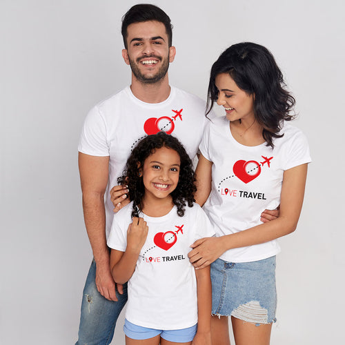 Love Travel Matching Tees For Family