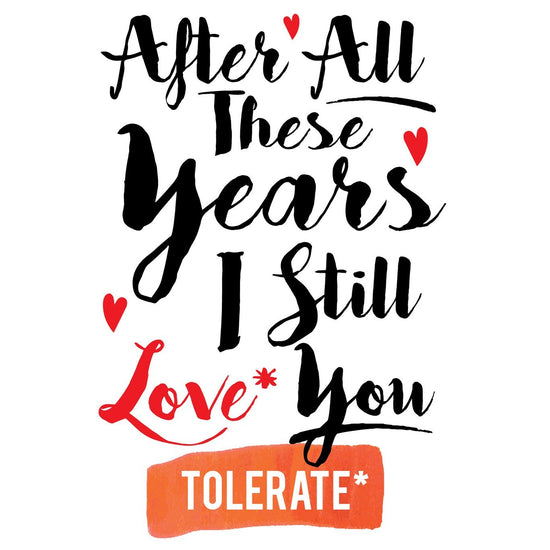 Love you Tolerate you Tee for Men