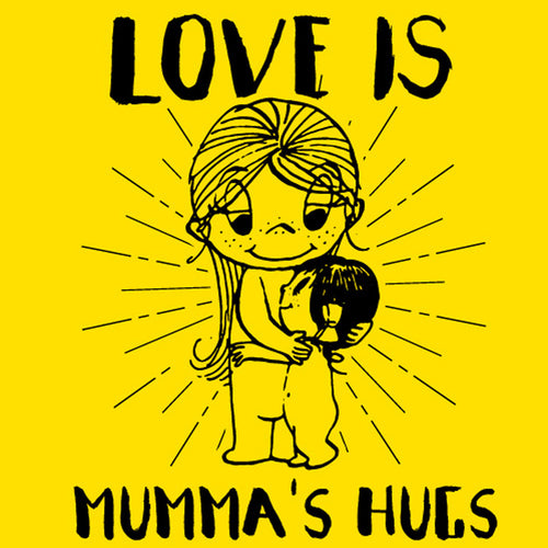 Love is Mumma's Hugs Tee for Girls