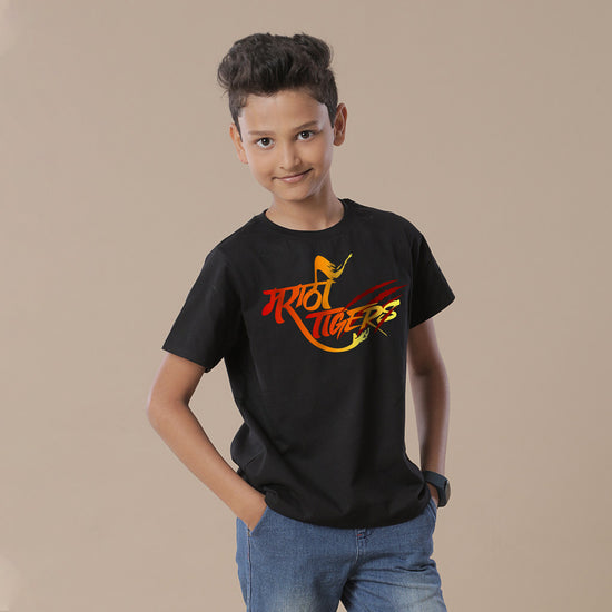 Marathi Tigers, Matching Regional Tees For Son
