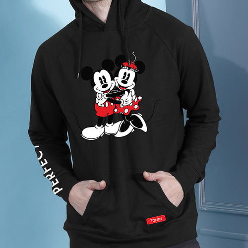 Perfect Match, Disney Black Hoodies For Men