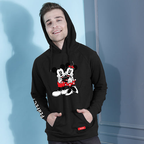 Perfect Match, Disney Black Hoodies For Men