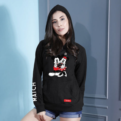 Perfect Match, Disney Black Hoodies For Women