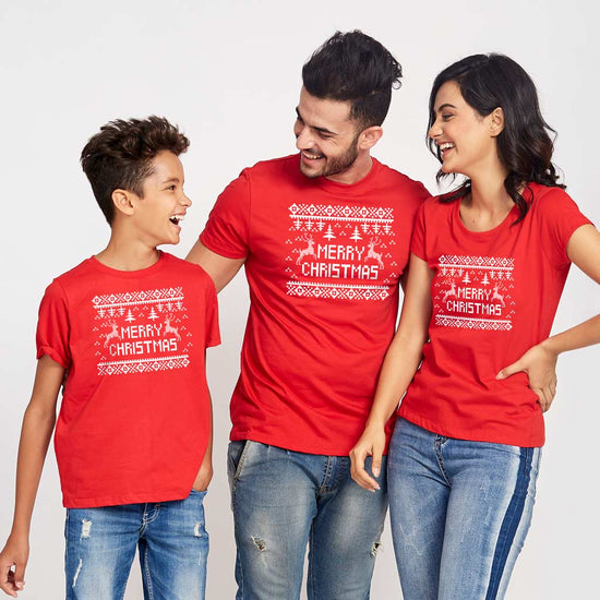 Merry Christmas, Matching Tees For Family