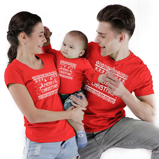 Merry Christmas, Matching Tees For Family