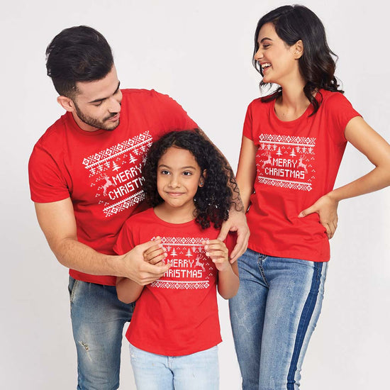 Merry Christmas, Matching Tees For Family