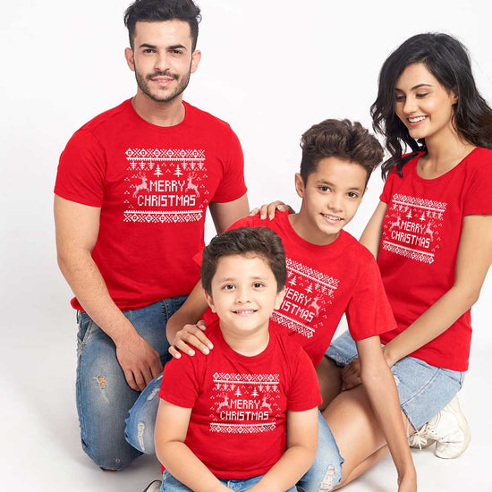 Merry Christmas, Matching Tees For Family