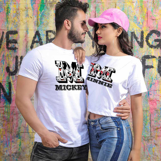 Matching Couple Crop Tops & T-Shirts By Bonorganik