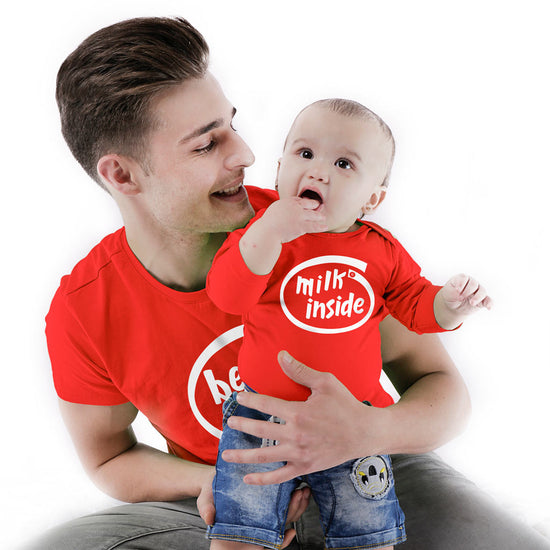 Milk Inside Beer Inside Bodysuit and Tees