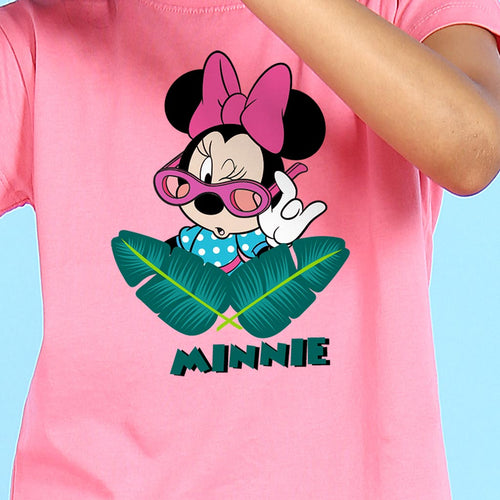 Tropical Minnie, Disney Tee For Girls