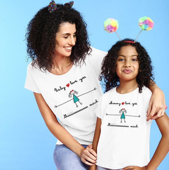 Mommy/Baby I Love You This Much Tees