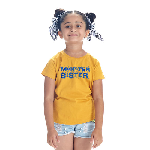 Monster Brother And Sister Tee for kid sister