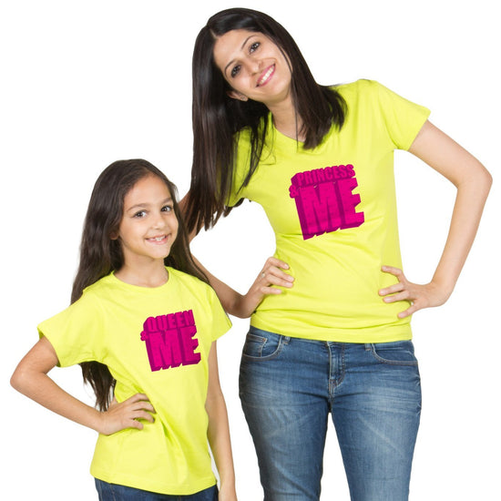 Mother-Daughter Princess and Queen Tees